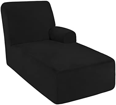 ULTICOR Chaise Cover for Right Chaise - Large Black