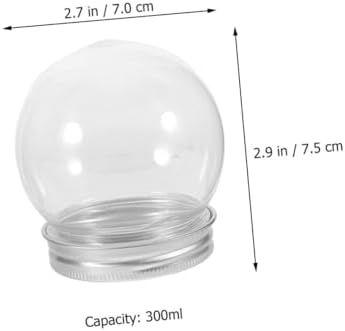 10pcs Plastic Candy Jars with Clear Balls for Parties and Weddings
