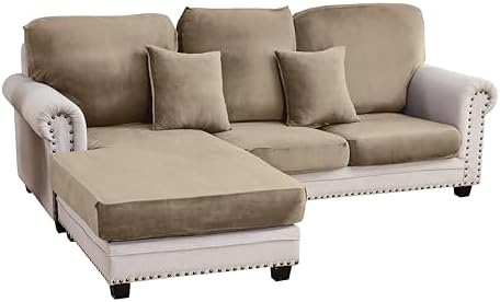 Taque 3-Piece Velvet Couch Cushion Covers