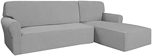 Easy Going Stretch Sofa Slipcover 2 Piece L Shaped Cover