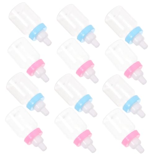 12pcs Decorative Candy Bottles for Baby Shower Favors