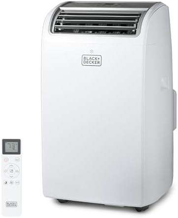 BLACKDECKER Portable AC with Heat 12000 BTU White