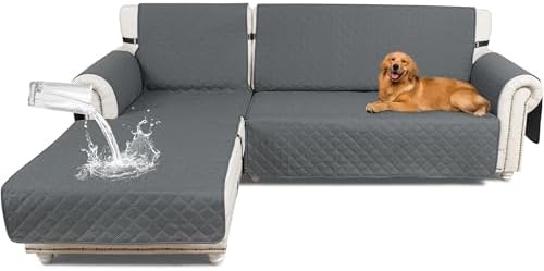 Taque L Shaped Sectional Couch Cover Waterproof Reversible