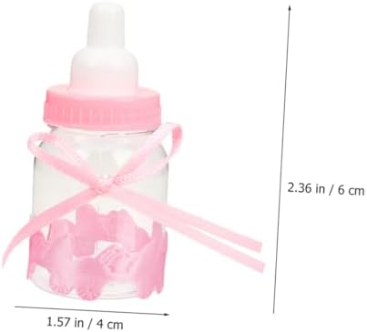 6pcs Reusable Candy Bottles for Party Favors and Wedding Sweets