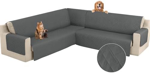 Arfntevss U Shaped Sofa Cover for Sectional Couch Pet Protector
