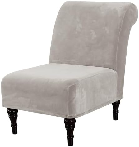 HVERSAILTEX Velvet Chair Cover for Living Room