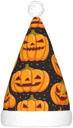 Halloween Pumpkin Print Christmas LED Hat for Festive Events