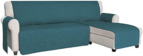 ISSUNTEX Reversible L Shaped Sofa Cover for Dogs and Kids