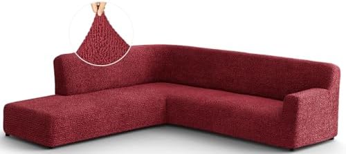 PAULATO BY GAICO Sectional Sofa Cover - Burgundy