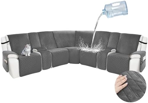 Waterproof Recliner Sectional Couch Cover Set for Dog Furniture