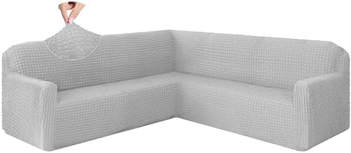 HDCAXKJ L-Shaped Sectional Couch Cover for Pets
