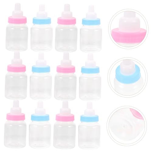 12pcs Decorative Candy Bottles for Baby Shower Favors