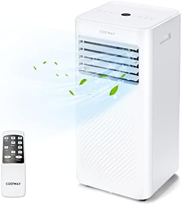 COSTWAY 10000 BTU Portable Air Conditioner with Cool Fan Dehumidifier Sleep Mode