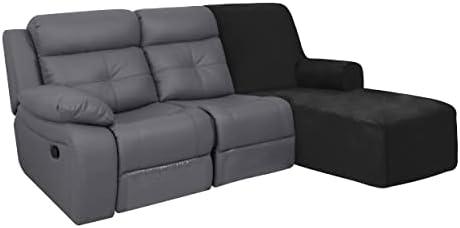 ULTICOR Chaise Cover for Right Chaise - Large Black