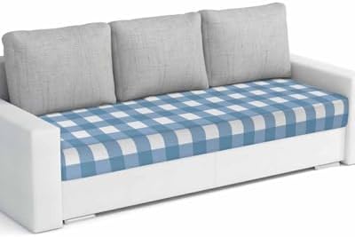 LooPoP Sectional Sofa Slipcover Buffalo Plaid