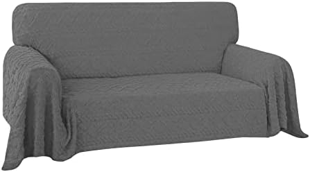 Easy-Going 80X118 Inch Loveseat Sofa Cover Grey