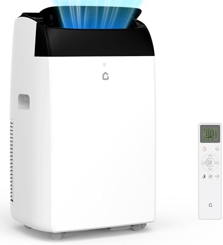GarveeLife 12000 BTU Portable Air Conditioner with Remote Control and Fan Modes