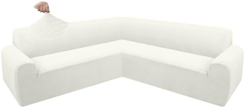 Aliecocom Soft L Shaped Sectional Sofa Cover