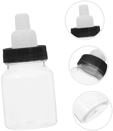 PRETYZOOM 12Pcs Transparent Candy Bottles for Party Favors 1