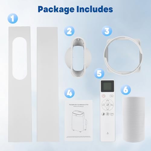 10000 BTU Portable Air Conditioner with Remote Control and Auto Swing 1