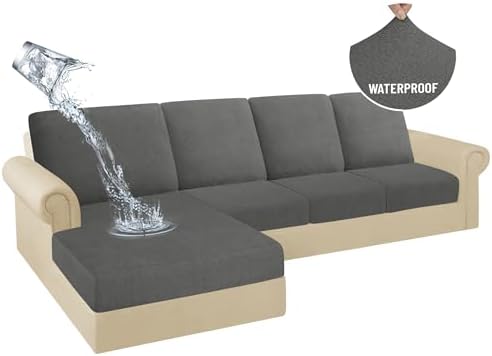 Waterproof Sectional Couch Cushion Covers 8 Piece Set 1