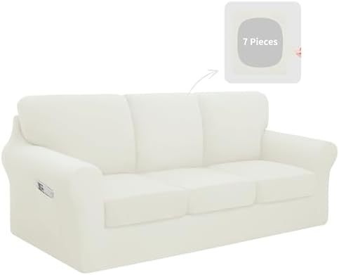Easy-Going 7 Piece Stretch Sofa Cover Set