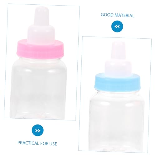 12pcs Decorative Candy Bottles for Baby Shower Favors
