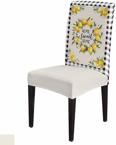 TweetyBed Chair Covers with Lemon Flowers Wreath Design