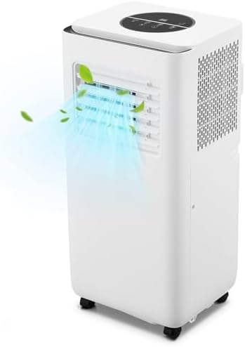 10000 BTU Portable AC with Remote Control and Dehumidifier Function
