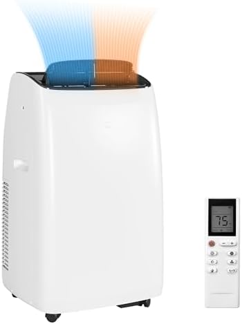 MilleLoom 14000 BTU Portable AC Unit with Heat and Dehumidifier