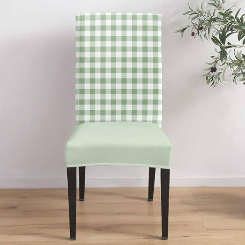TweetyBed Sage Green Dining Chair Slipcovers Set of 4