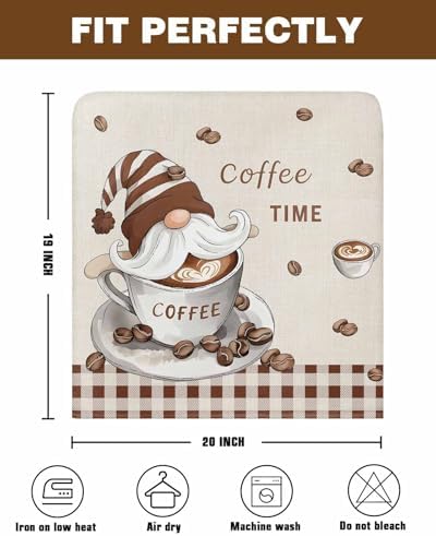 UYULILOY Coffee Time Chair Covers Set of 4