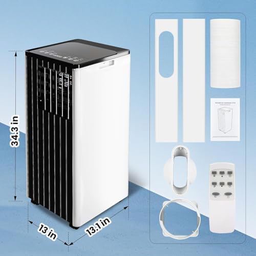 MilleLoom 8000 BTU Portable Air Conditioner 3-in-1 Unit