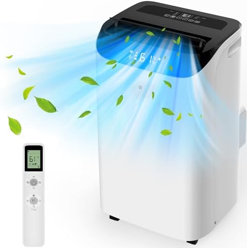 14000 BTU Portable AC with 3-in-1 Cooling Dehumidify Fan