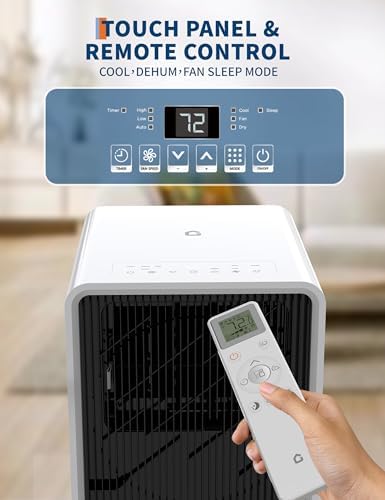 Garvee 14000 BTU Portable Air Conditioner 3-in-1 Cool Fan Dehumidifier