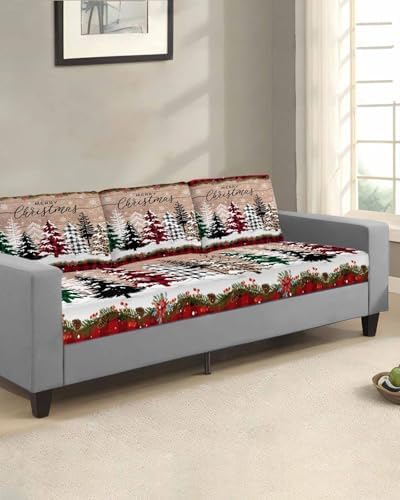 Christmas Tree Sofa Cushion Covers for L T Shape Sofas