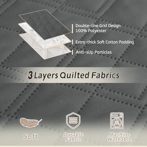 Arfntevss U Shaped Sofa Cover for Sectional Couch Pet Protector