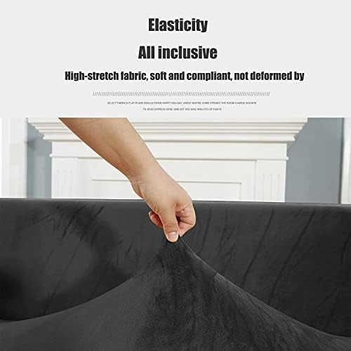 L U Shape Sofa Cover with Elastic Bottom and Stretch Design