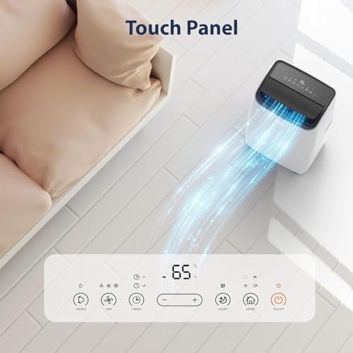 GAOMON 14000 BTU Portable Air Conditioner with 3-in-1 Remote Control