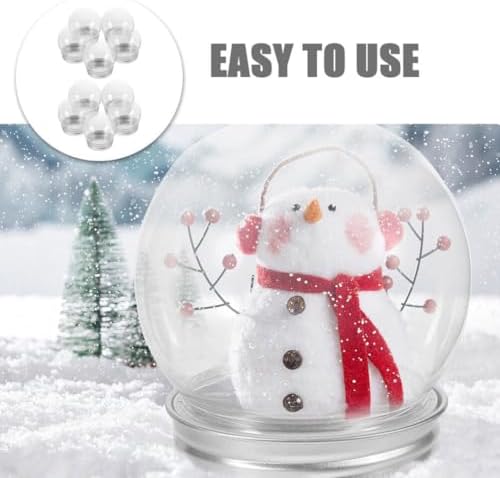 Cabilock 10pcs Clear Plastic Candy Storage Jars for Parties and Events