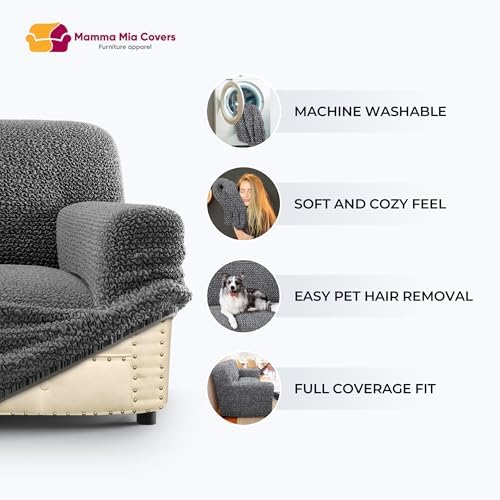 PAULATO BY GAICO Sectional Sofa Cover - Marsala