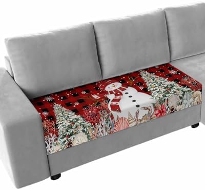Red Black Christmas Coastal Sofa Cushion Covers