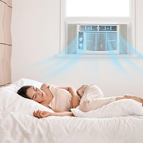 ROVSUN 5000 BTU Window Air Conditioner White Easy Install