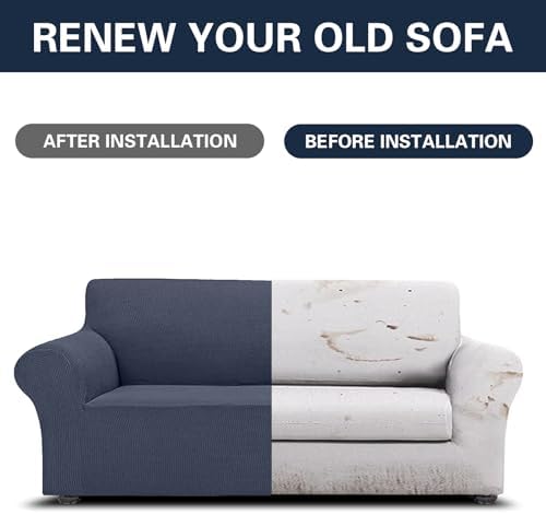Cupuamon Stretch Oversized Sofa Slipcover - Charcoal