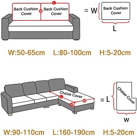 MIFXIN Velvet Sofa Slipcover with Elastic Bottom
