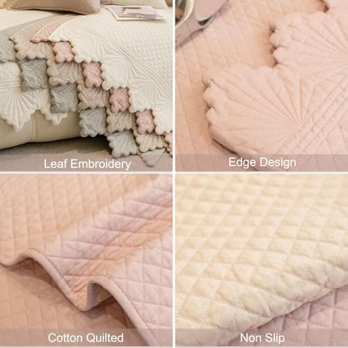 Vctops Shabby Chic Quilted Sofa Cover