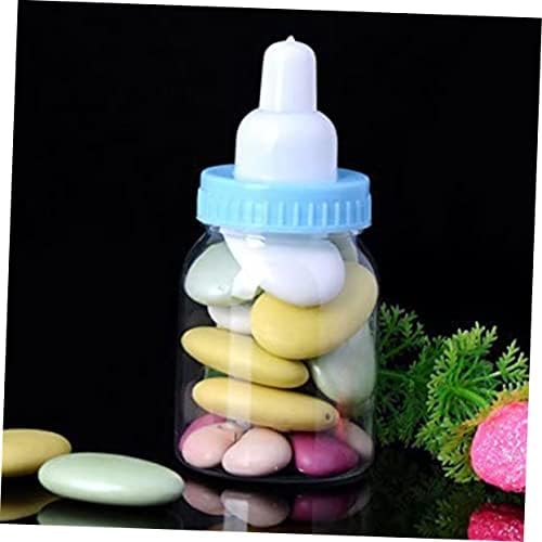 24pcs Transparent Candy Bottles for Gender Reveal Party Favors