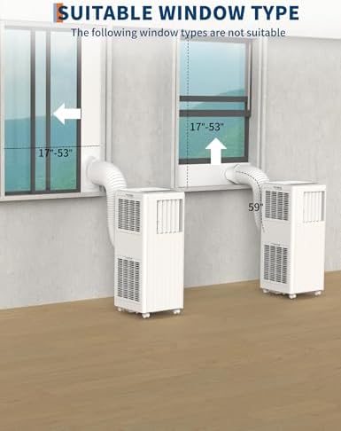 Garvee 8000 BTU Portable AC Unit with Remote Control