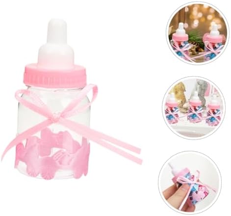 6pcs Reusable Candy Bottles for Party Favors and Wedding Sweets
