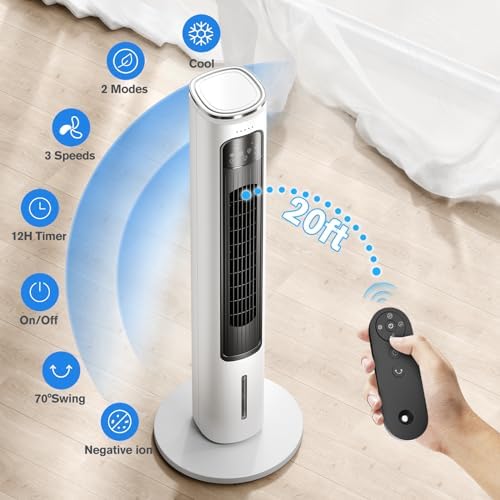 FLOWBREEZE Windowless Portable Air Conditioner with Remote Control